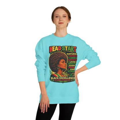 Head Start Black Excellence Sweatshirt — Afrocentric Empowerment Crewneck