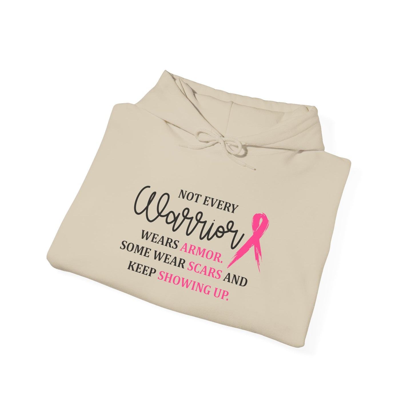 Not Every Warrior Wears Armor Breast Cancer Awareness Hoodie