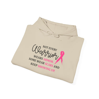 Not Every Warrior Wears Armor Breast Cancer Awareness Hoodie