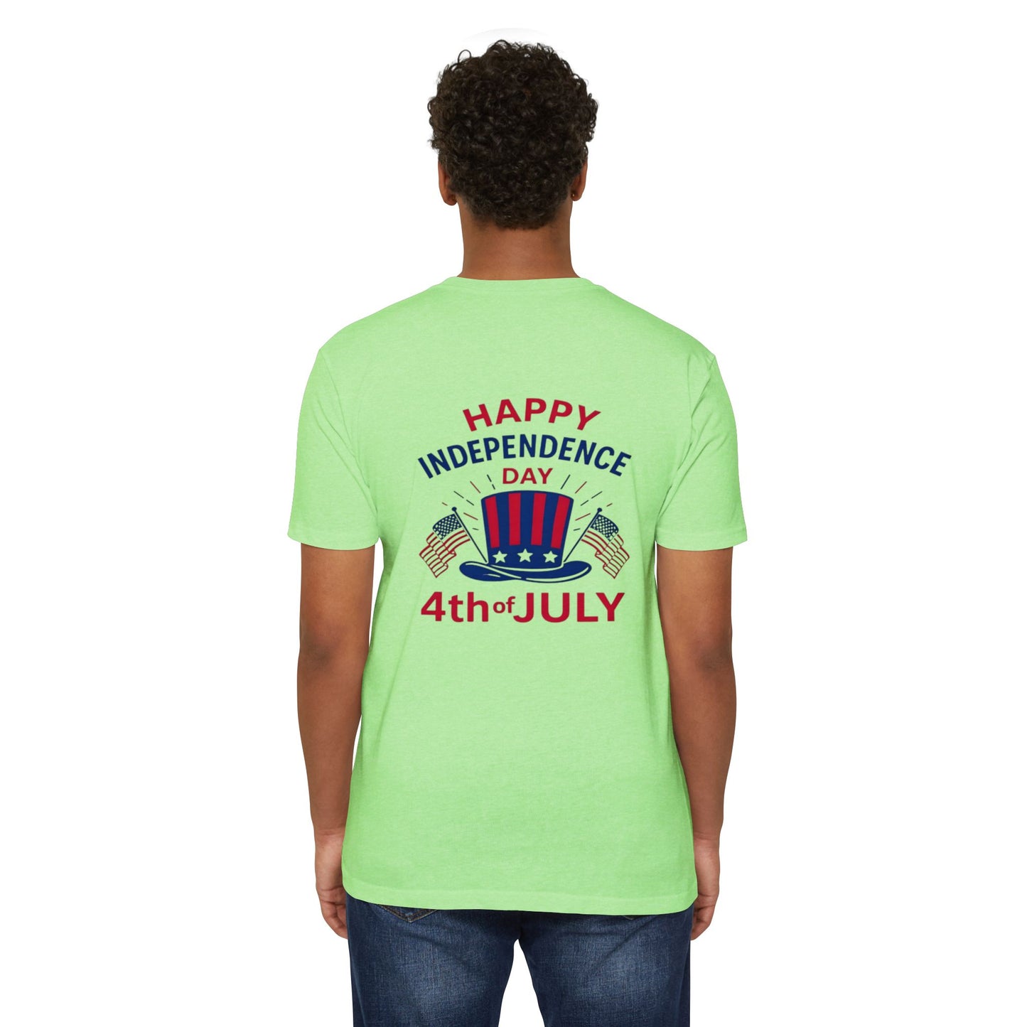 4th of July T-Shirt – "Happy Independence Day" Patriotic USA Tee