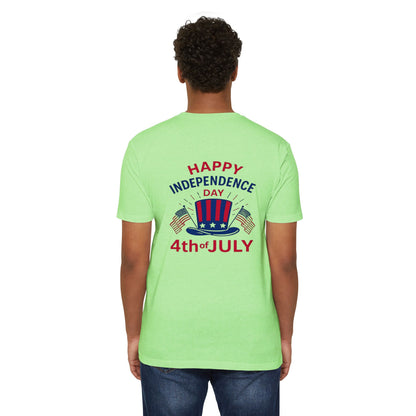 4th of July T-Shirt – "Happy Independence Day" Patriotic USA Tee