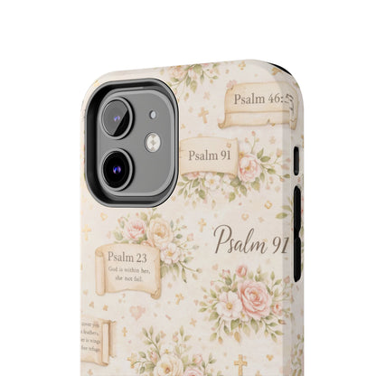 God Is Within Her Phone Case | Christian Floral iPhone Case