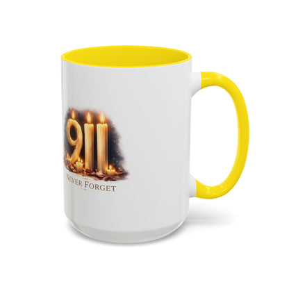 9/11 Never Forget Memorial Coffee Mug