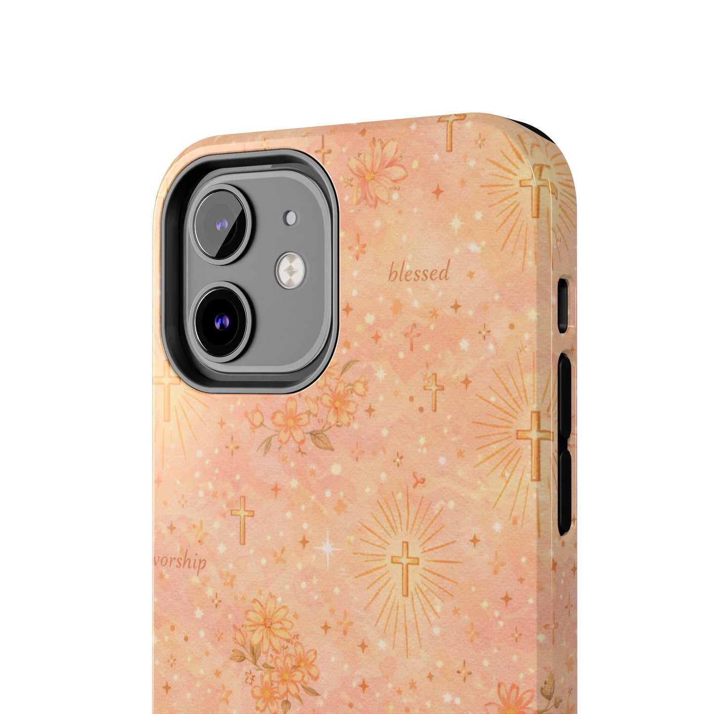 Blessed in Grace Phone Case | Christian floral iPhone Case