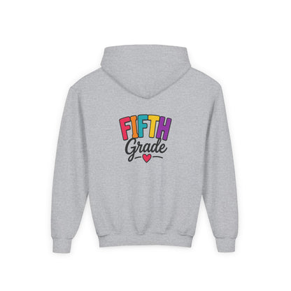 Fifth Grade Kids Hoodie - Colorful Back-to-School Sweatshirt for Students