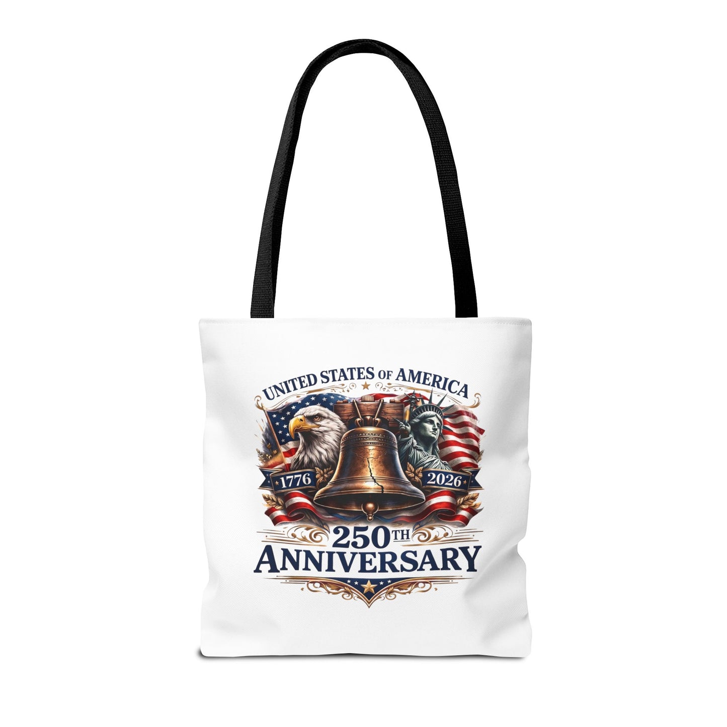 Anniversary Tote Bag — "United States of America 250th Anniversary" Liberty Bell Design