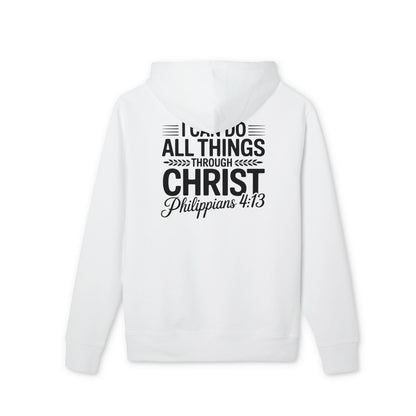 Philippians 4:13 Hoodie – "I Can Do All Things Through Christ" Christian Pullover