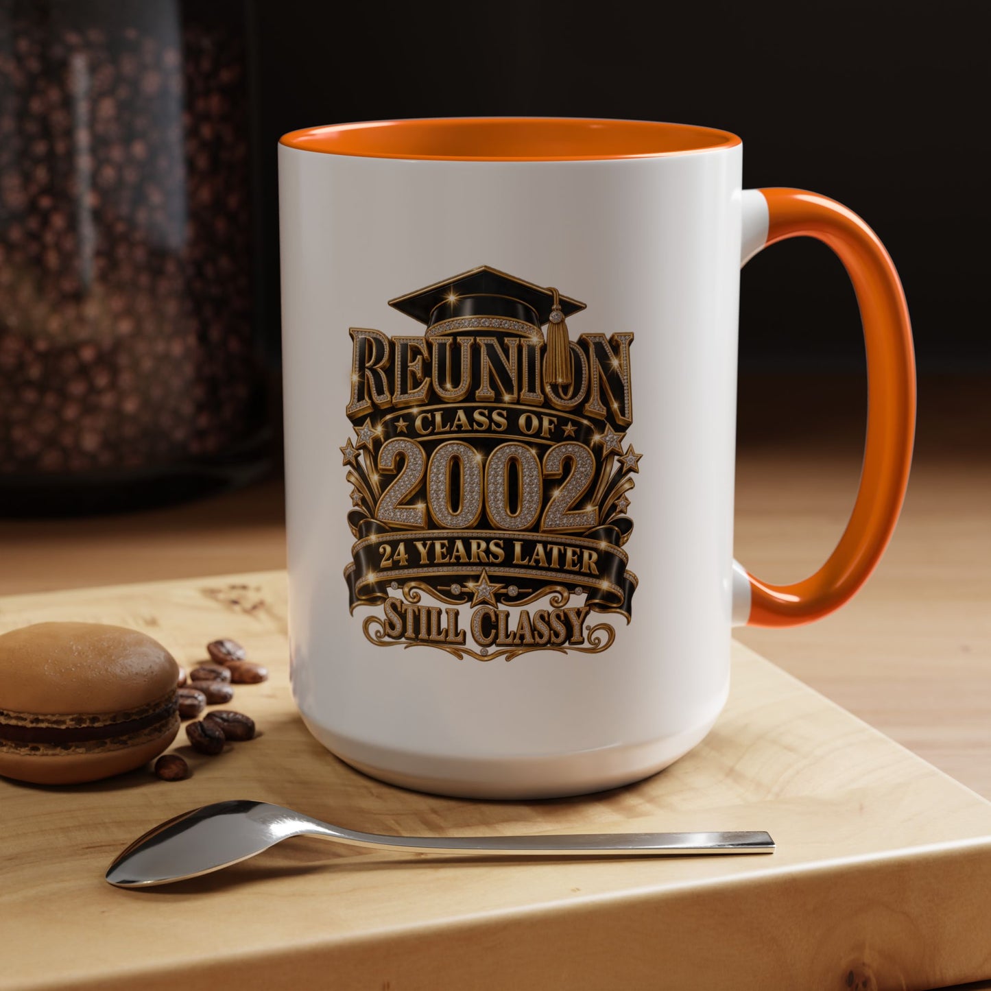 Class of 2002 Reunion Coffee Mug — "Still Classy" Accent Mug (11/15oz)