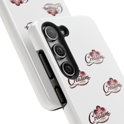 Logo Pattern Tough Phone Case — Creations Repeat Design