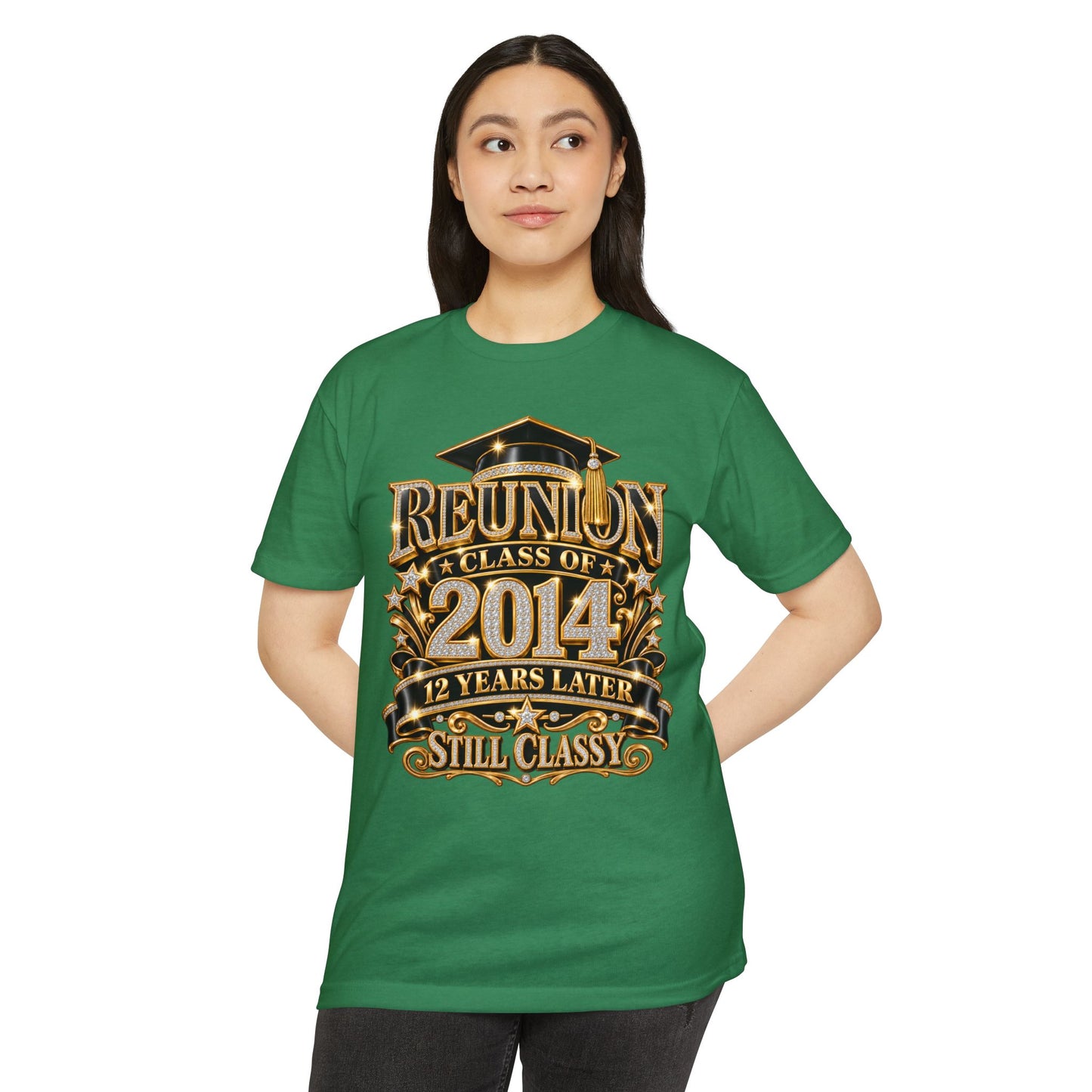 Class of 2014 Reunion T-Shirt — "12 Years Later Still Classy" Graduation Reunion Tee