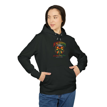 Juneteenth Ribbon Hoodie – "Breaking Every Chain" Celebration Sweatshirt