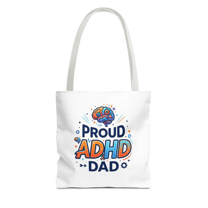Proud ADHD Dad Tote Bag — Awareness Gift for Fathers