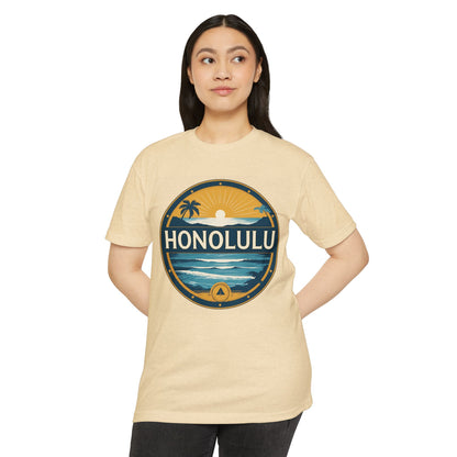 Honolulu Sunset Circle T‑Shirt