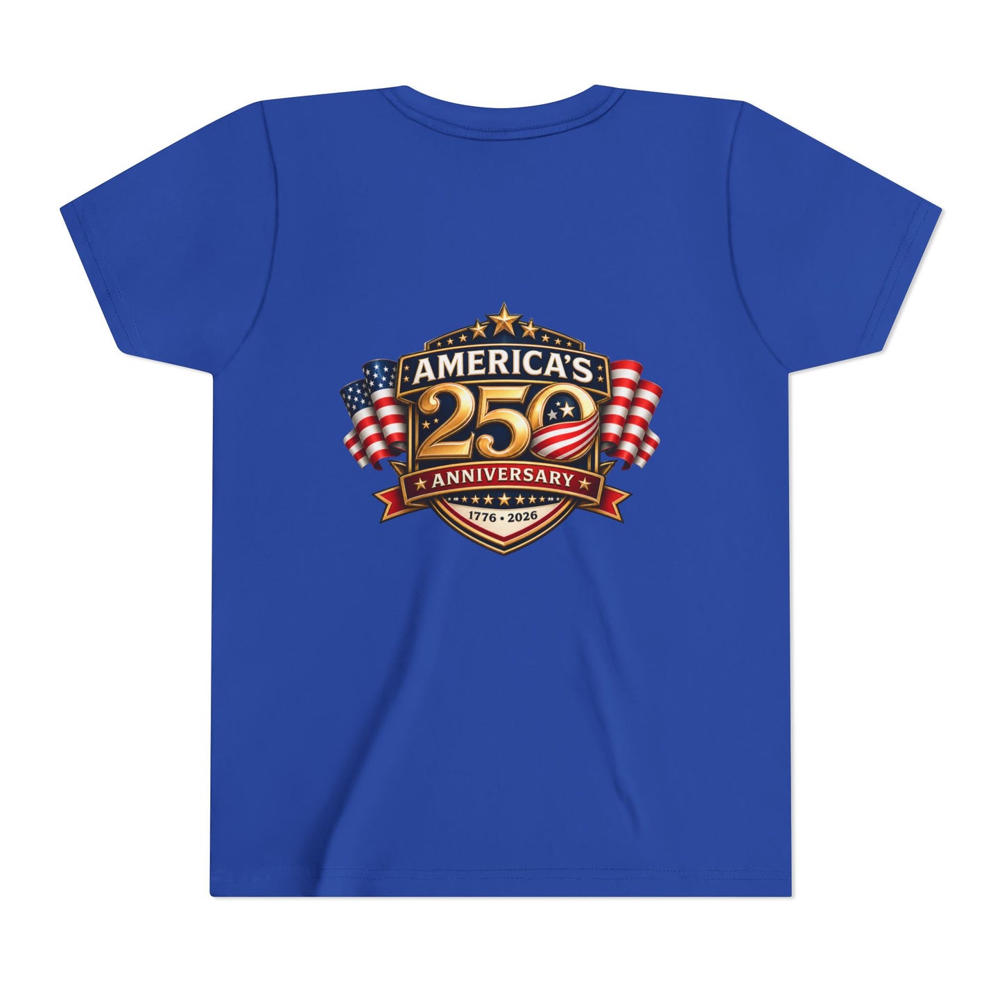 America's 250th Anniversary Youth Tee - Patriotic 1776–2026 Celebration Shirt