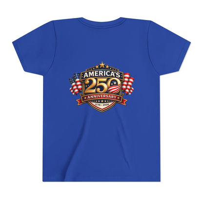 America's 250th Anniversary Youth Tee - Patriotic 1776–2026 Celebration Shirt