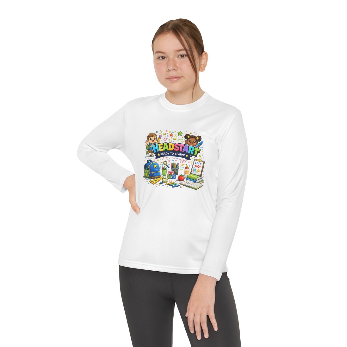 Head Start Kids Long Sleeve Tee — Back-to-School Preschool Shirt
