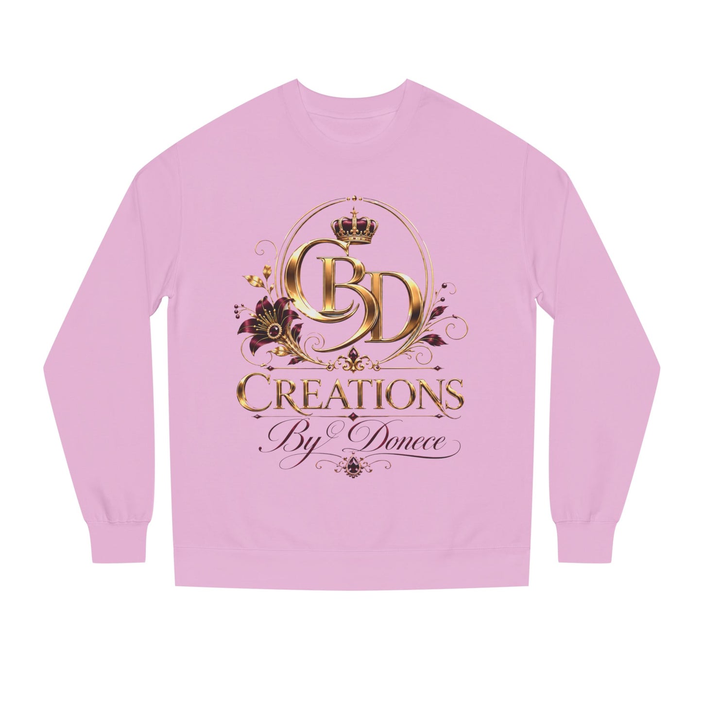 Crewneck Sweatshirt — Creations By Donece Gold Logo Crewneck