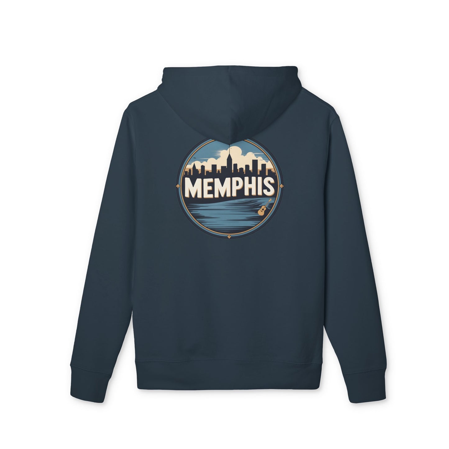 Memphis Skyline Hoodie — Retro Cityscape Pullover