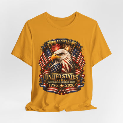 1776–2026 United States 250th Anniversary Eagle T-Shirt