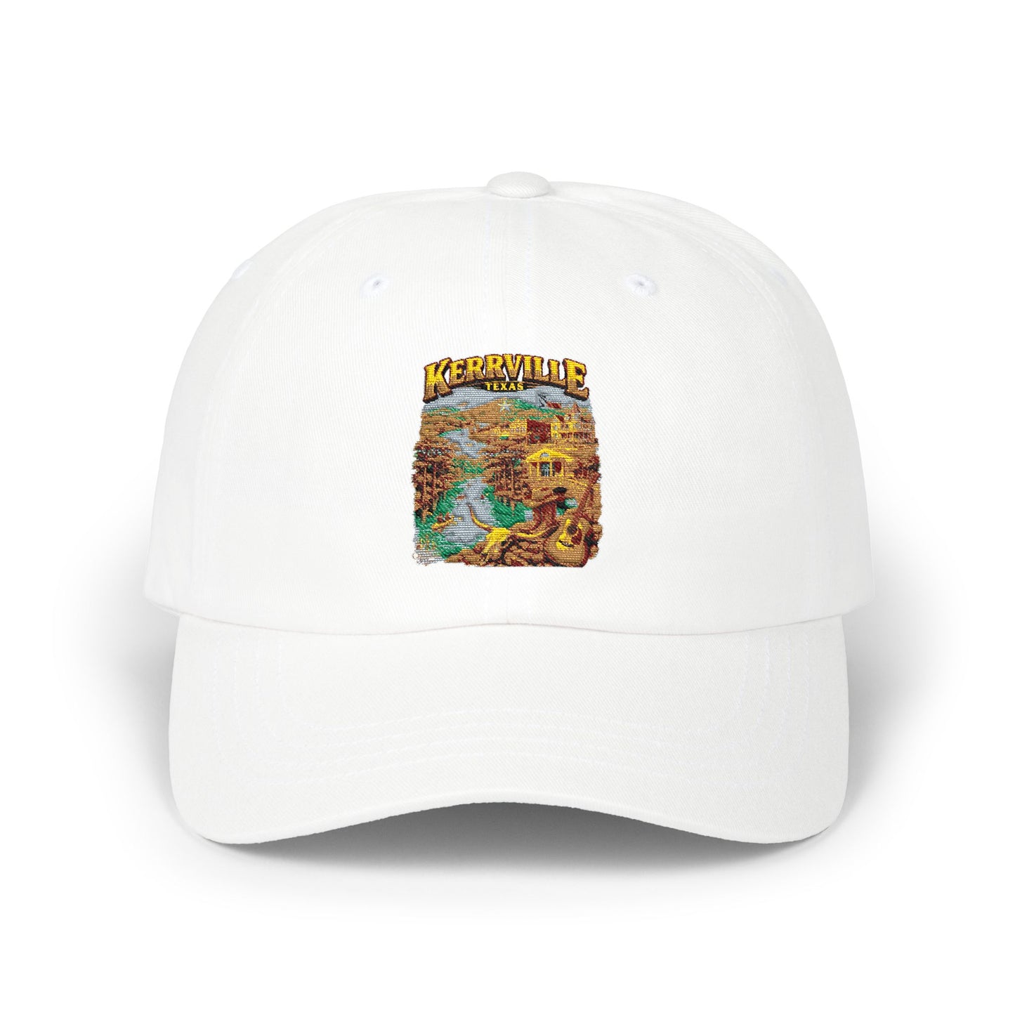 Dad Cap — Vintage Golden Lion Patch Graphic