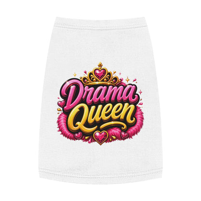 Drama Queen Pet Tank Top — Cute Royalty Dog Shirt