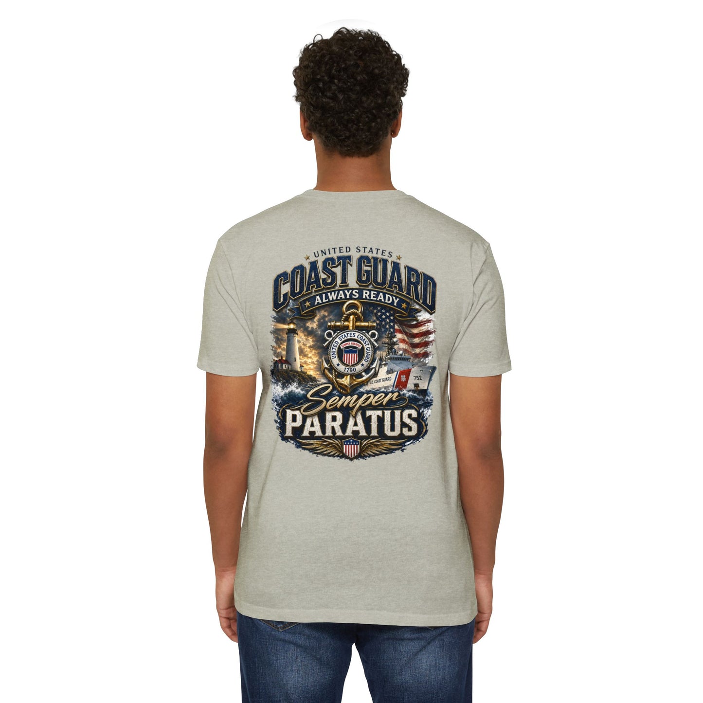 Coast Guard Semper Paratus T-Shirt – U.S. Coast Guard Veteran Tee