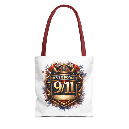 Never Forget 9/11 Memorial Tote Bag