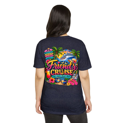 Friends Cruise T-Shirt - Tropical Vacation Cruise Graphic Tee