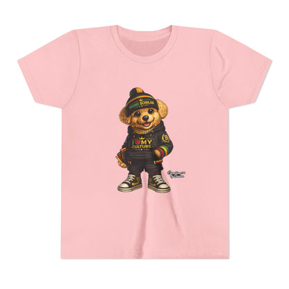 Youth Bear Graphic Tee – "I Love My Culture" Urban Streetwear