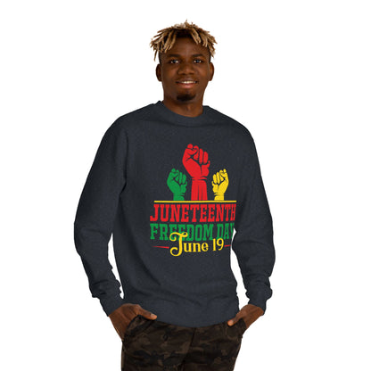 Juneteenth Freedom Day Sweatshirt — June 19 Celebration Crew