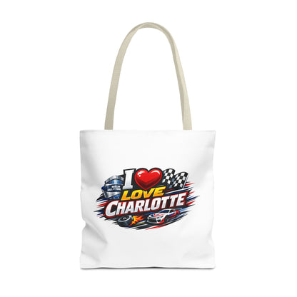 I Love Charlotte Racing Tote Bag