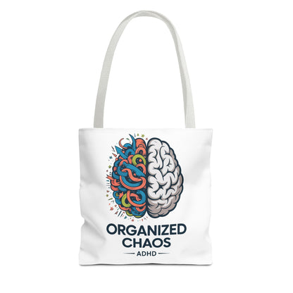 ADHD Tote Bag — "Organized Chaos" Brain Design