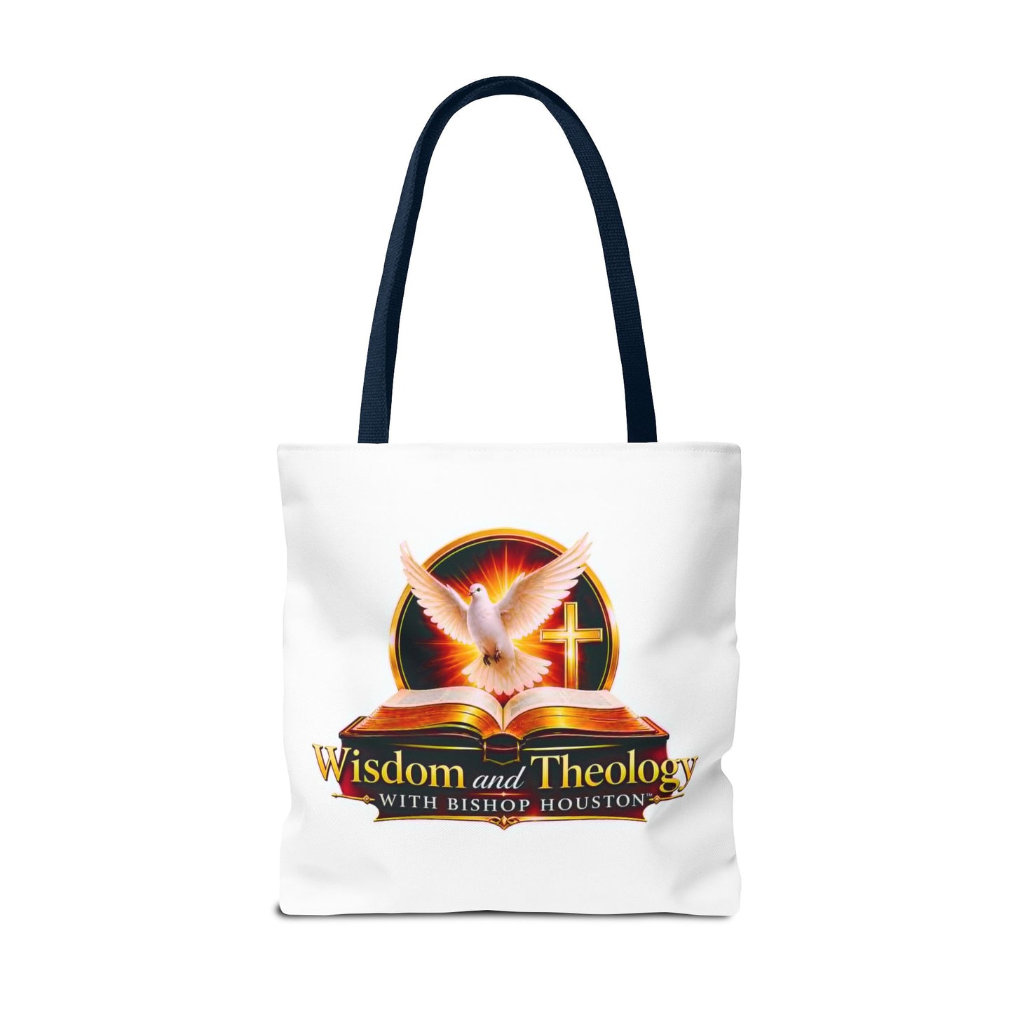 Christian Wisdom & Theology Tote Bag — 'Wisdom and Theology with Bishop Houston' Inspirational Faith Tote