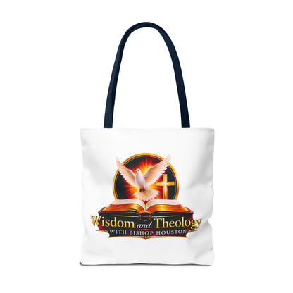 Christian Wisdom & Theology Tote Bag — 'Wisdom and Theology with Bishop Houston' Inspirational Faith Tote