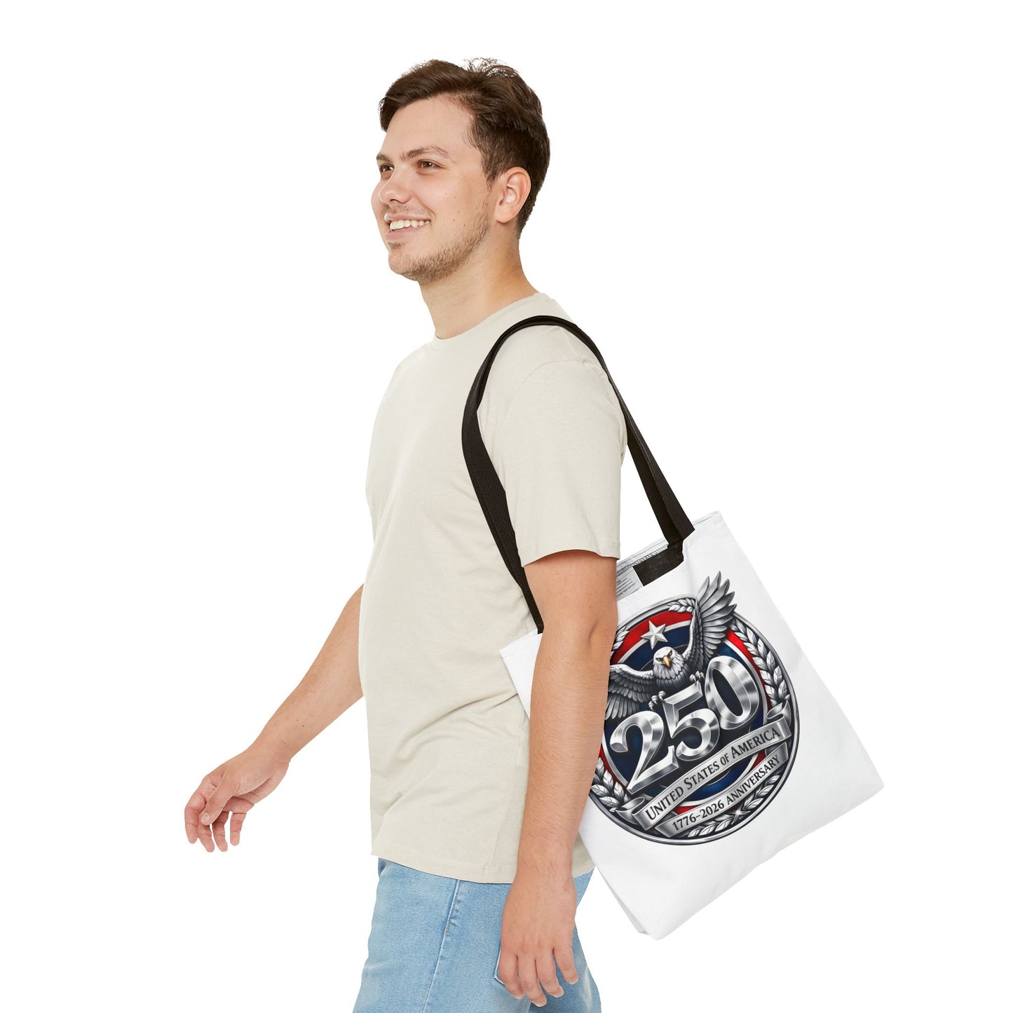 250th USA Anniversary Tote Bag — Patriotic Eagle 1776–2026 Commemorative Tote