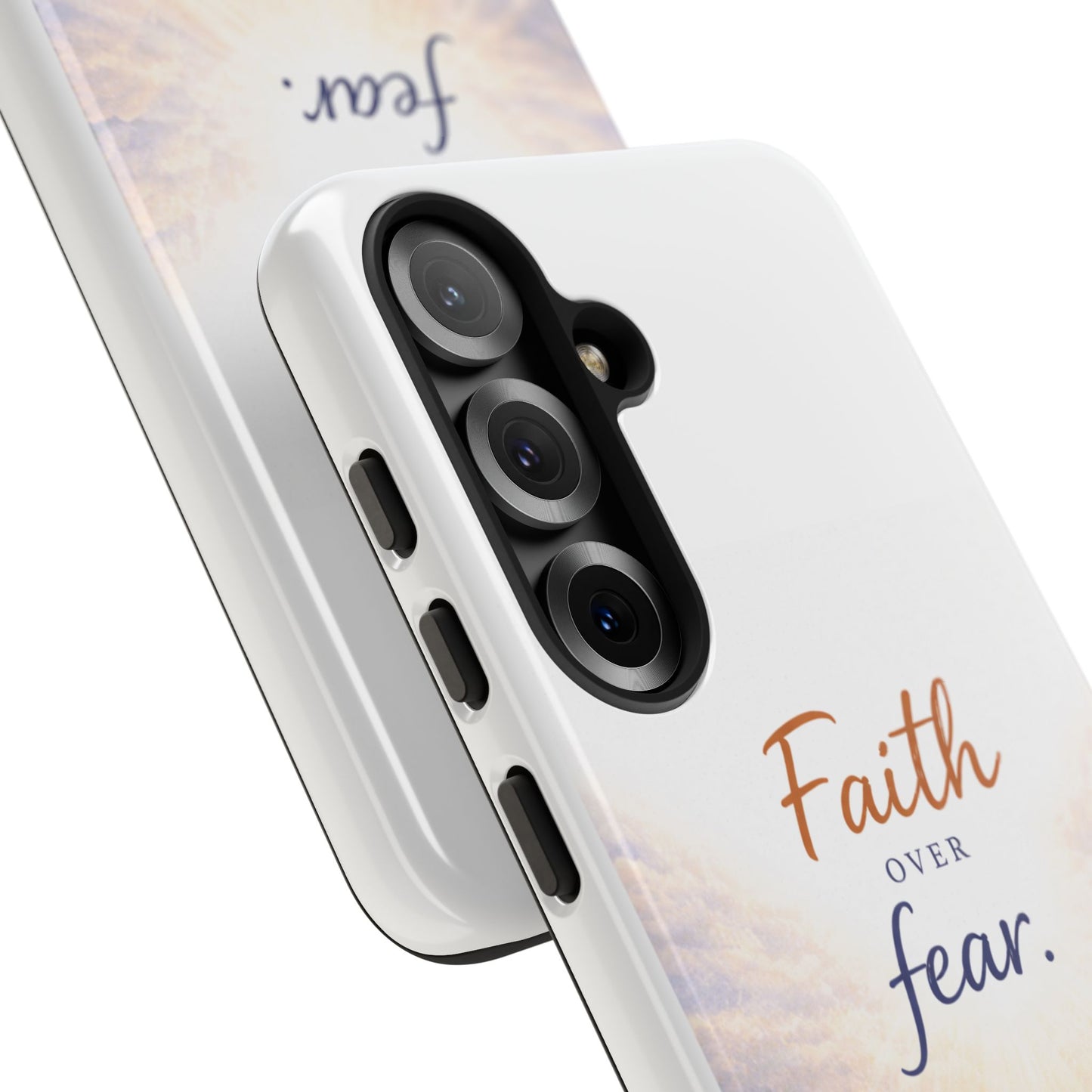 Faith Over Fear Phone Case — Inspirational Christian iPhone Cover