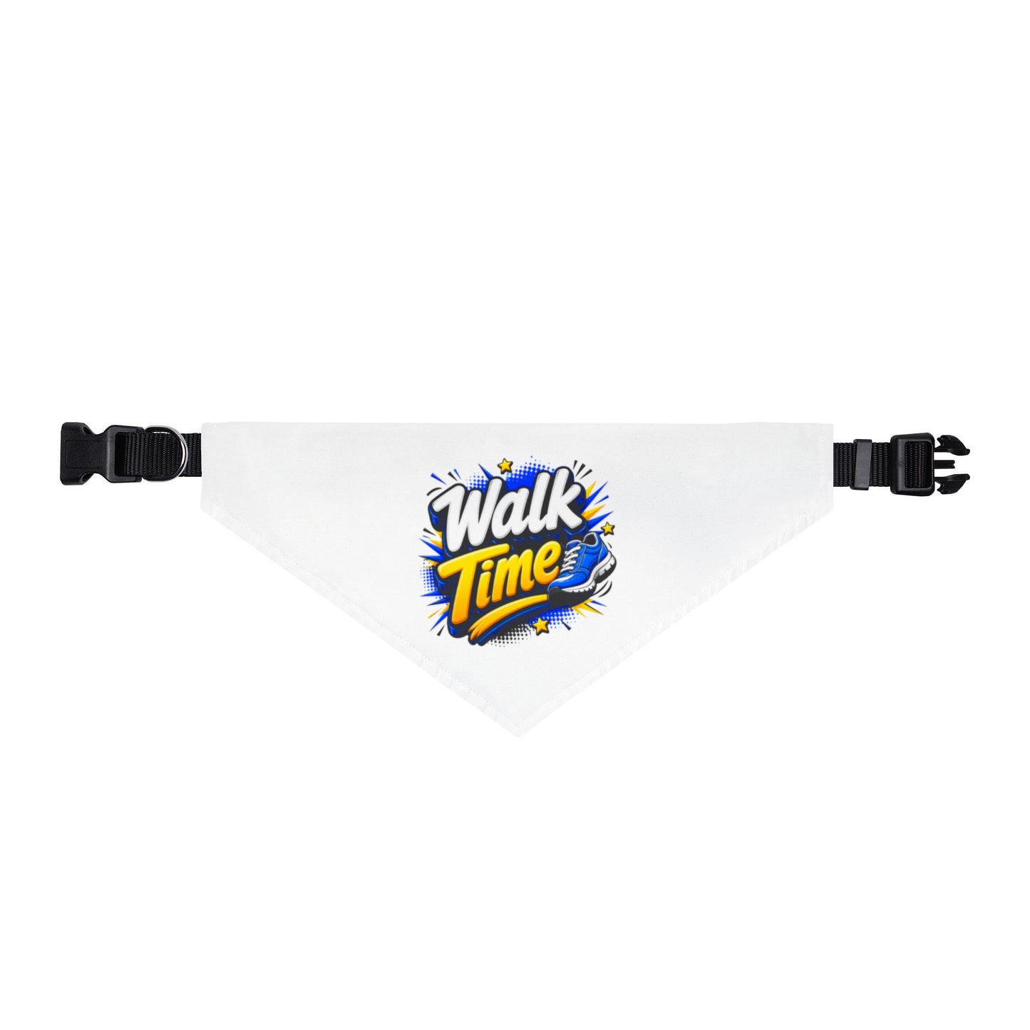 Walk Time Clip-On Pet Bandana — Dog & Cat Walking Bandana