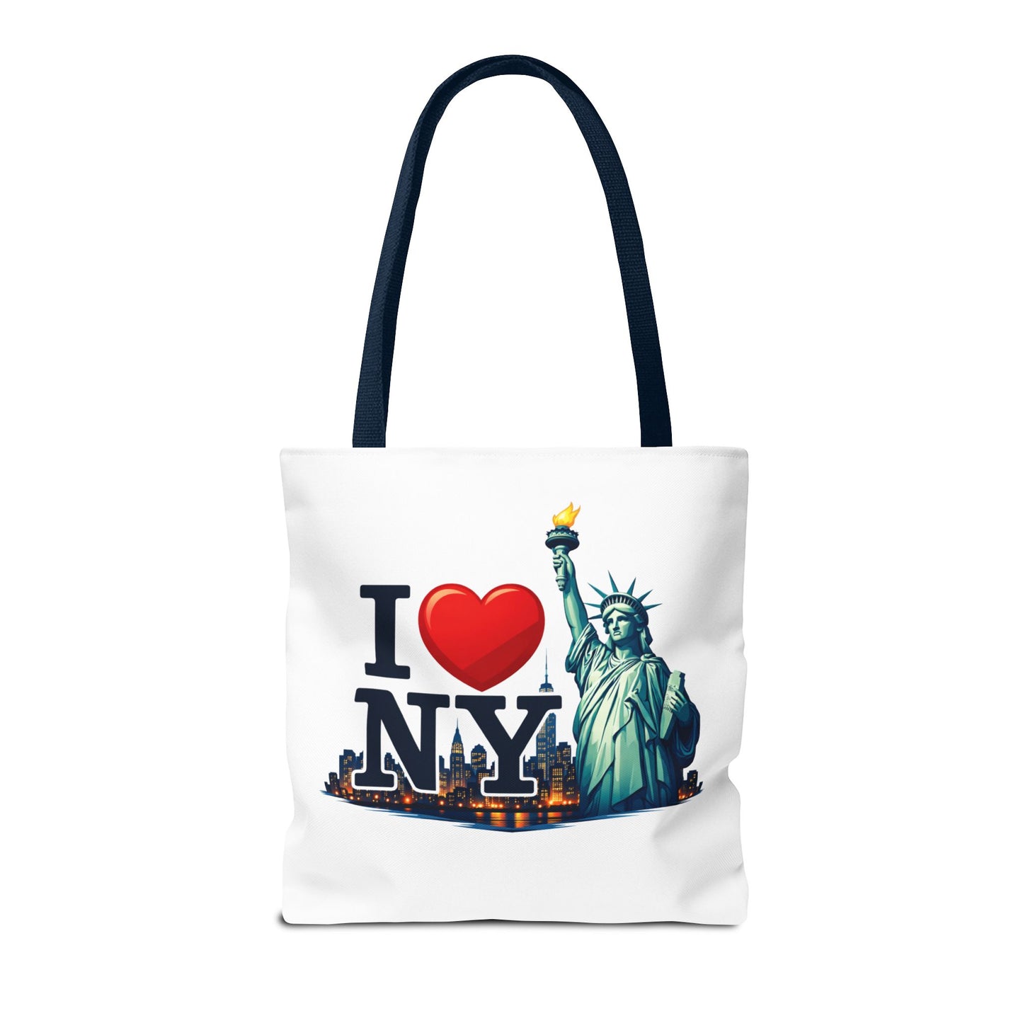 I  NY Statue of Liberty Tote Bag — New York City Souvenir Canvas Tote
