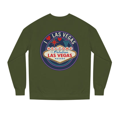 Las Vegas Welcome Sign Sweatshirt – Retro "I  Las Vegas" Crewneck