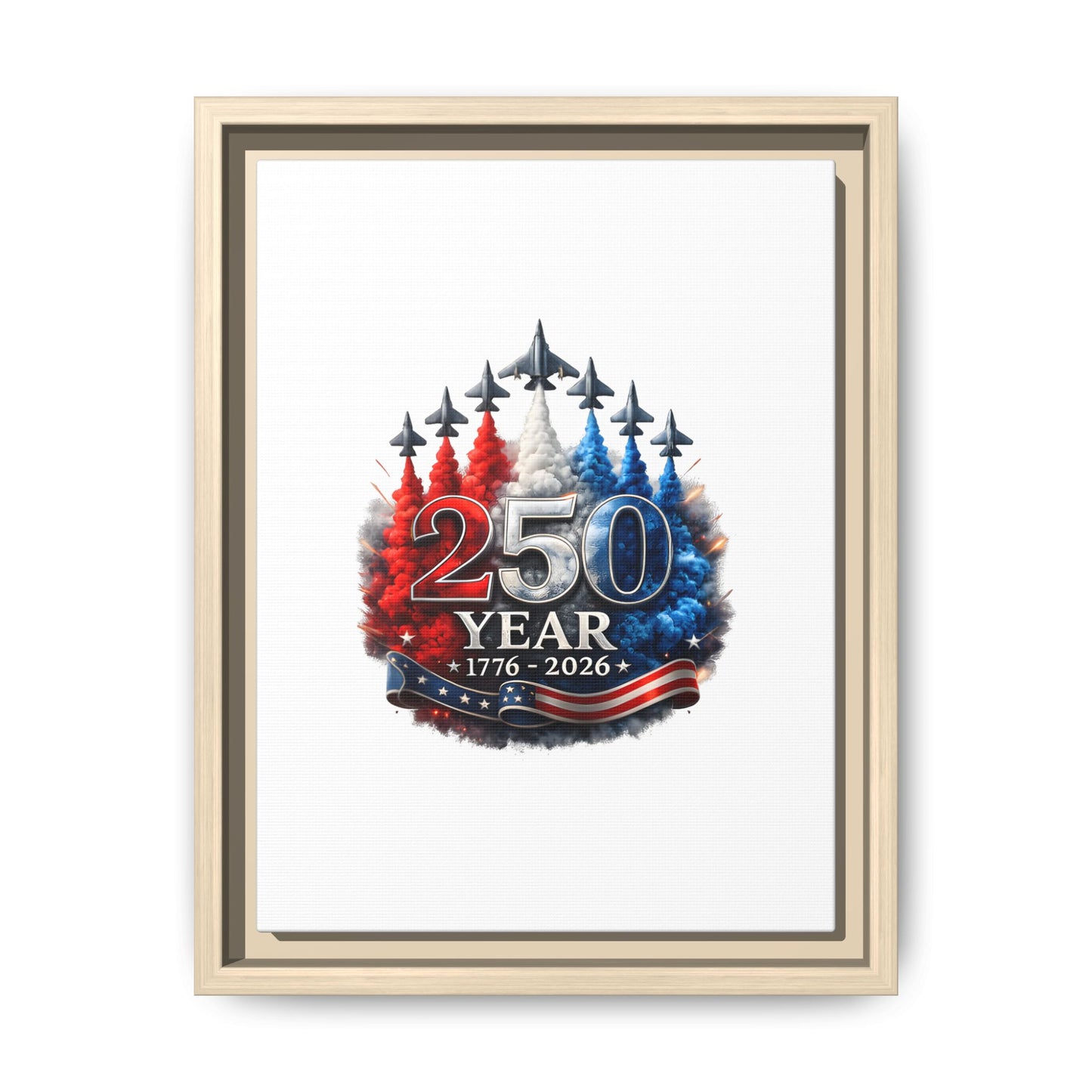Matte Canvas, Framed (Multi-color)