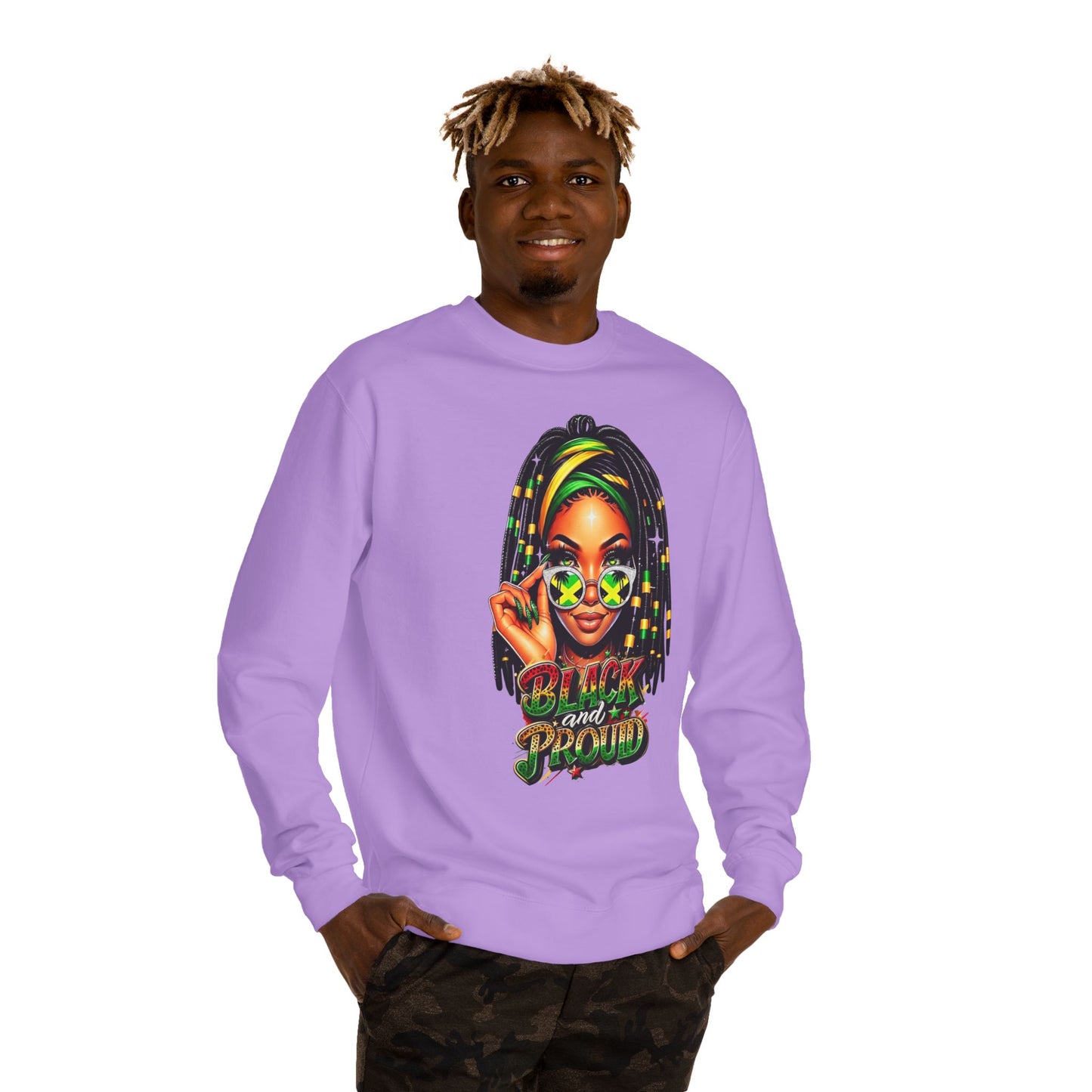Black and Proud Crewneck Sweatshirt