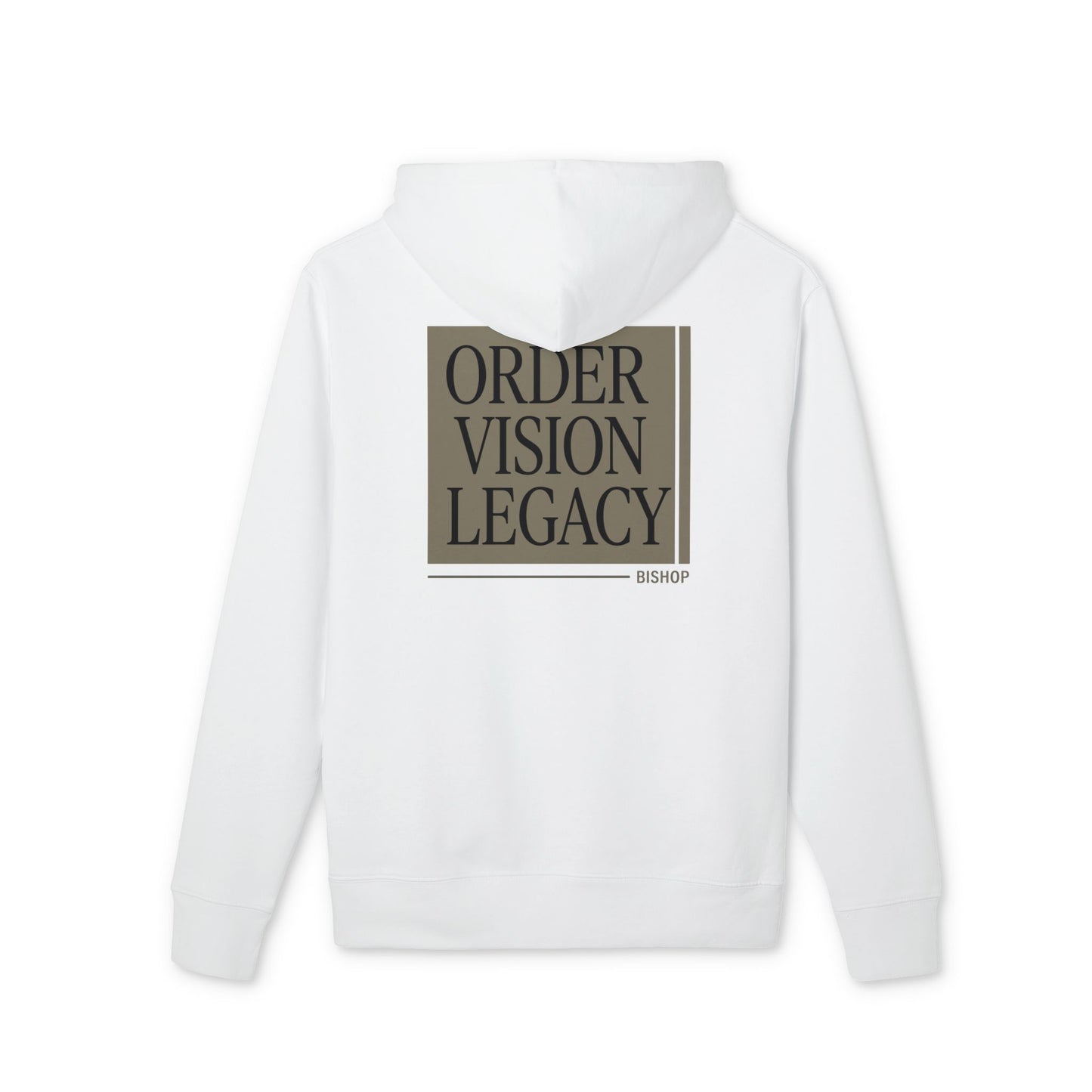 Order Vision Legacy Hoodie — Minimalist Typographic Pullover