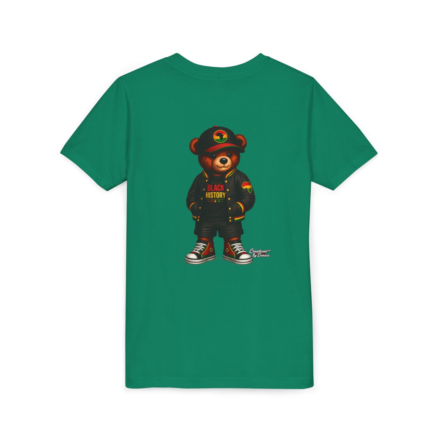 Kids 'Black History' Streetwear Bear Tee
