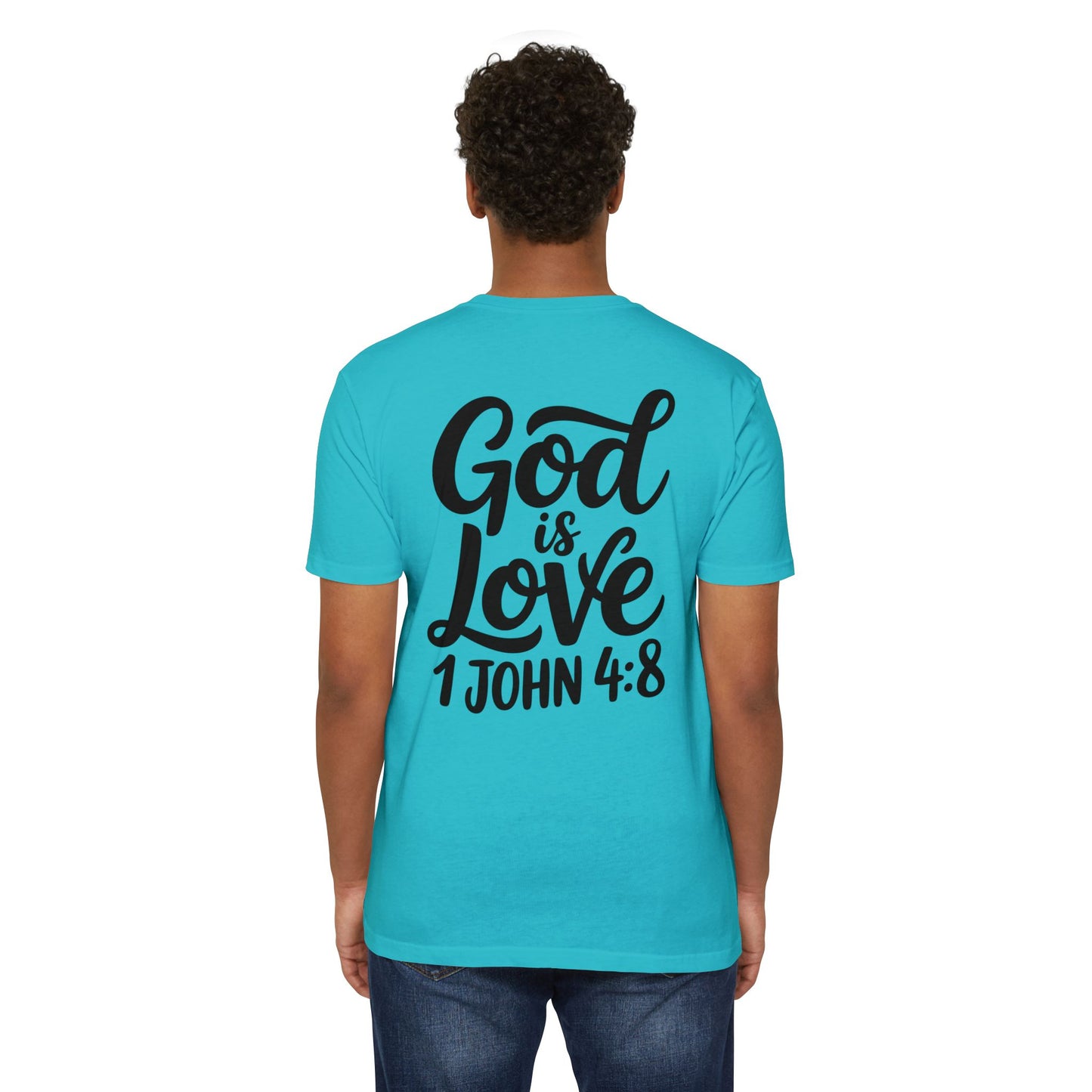 God Is Love T-Shirt - 1 John 4:8 Inspirational Christian Tee