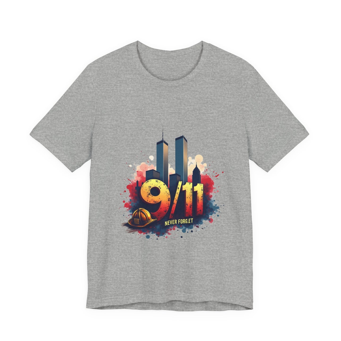9/11 Memorial T-Shirt — Never Forget Tribute Tee