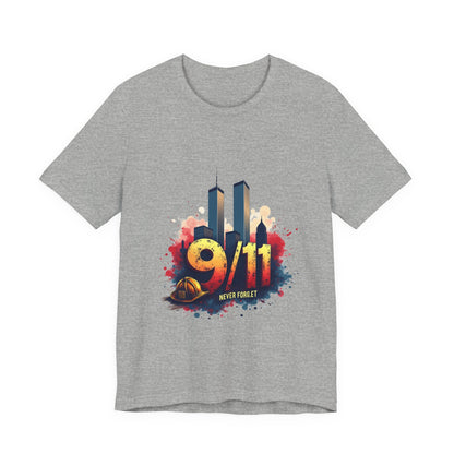 9/11 Memorial T-Shirt — Never Forget Tribute Tee
