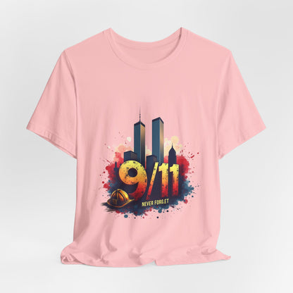 9/11 Memorial T-Shirt — Never Forget Tribute Tee