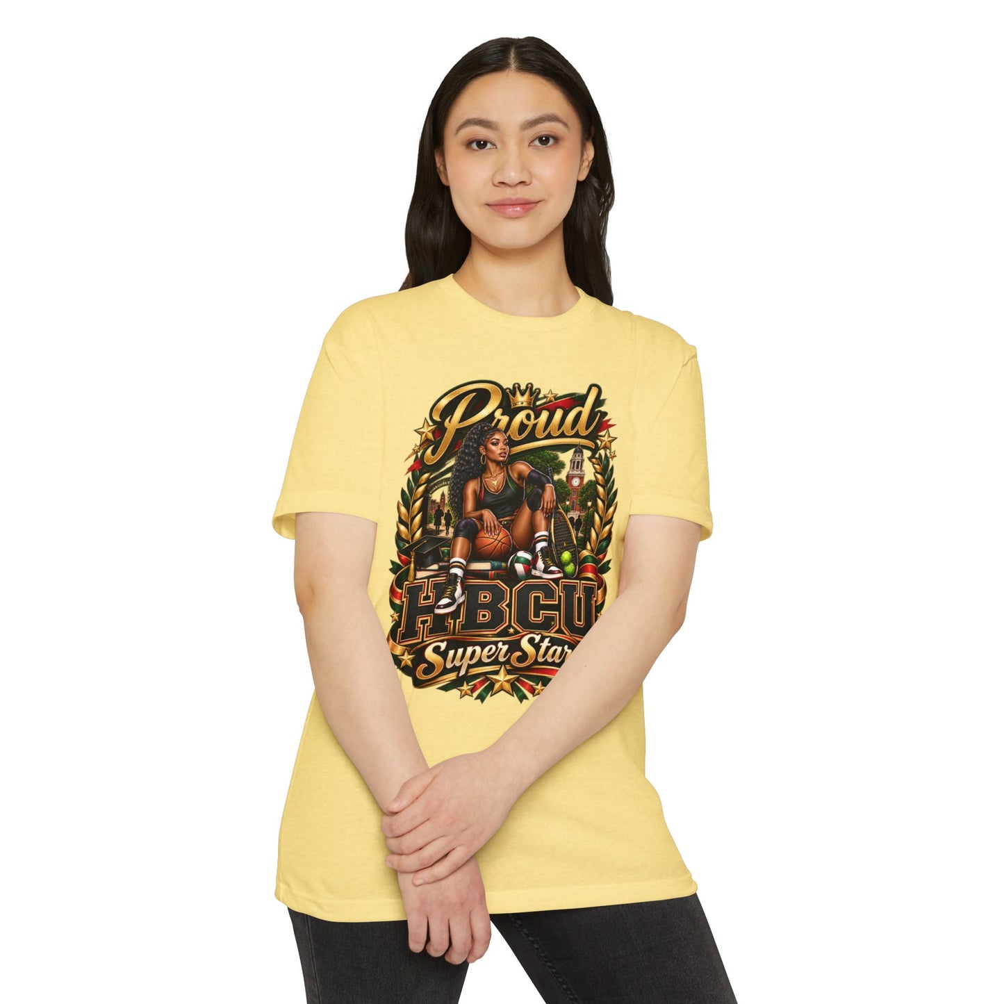 HBCU Proud T-Shirt — "Proud HBCU Super Star" Graphic Tee
