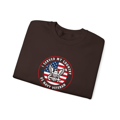 I Served My Country US Navy Veteran  Sweatshirt