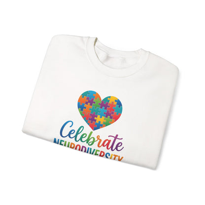 Celebrate Neurodiversity  Crewneck Sweatshirt